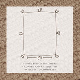 100% Cotton Waffle Weave Duvet Set - Mattea Collection