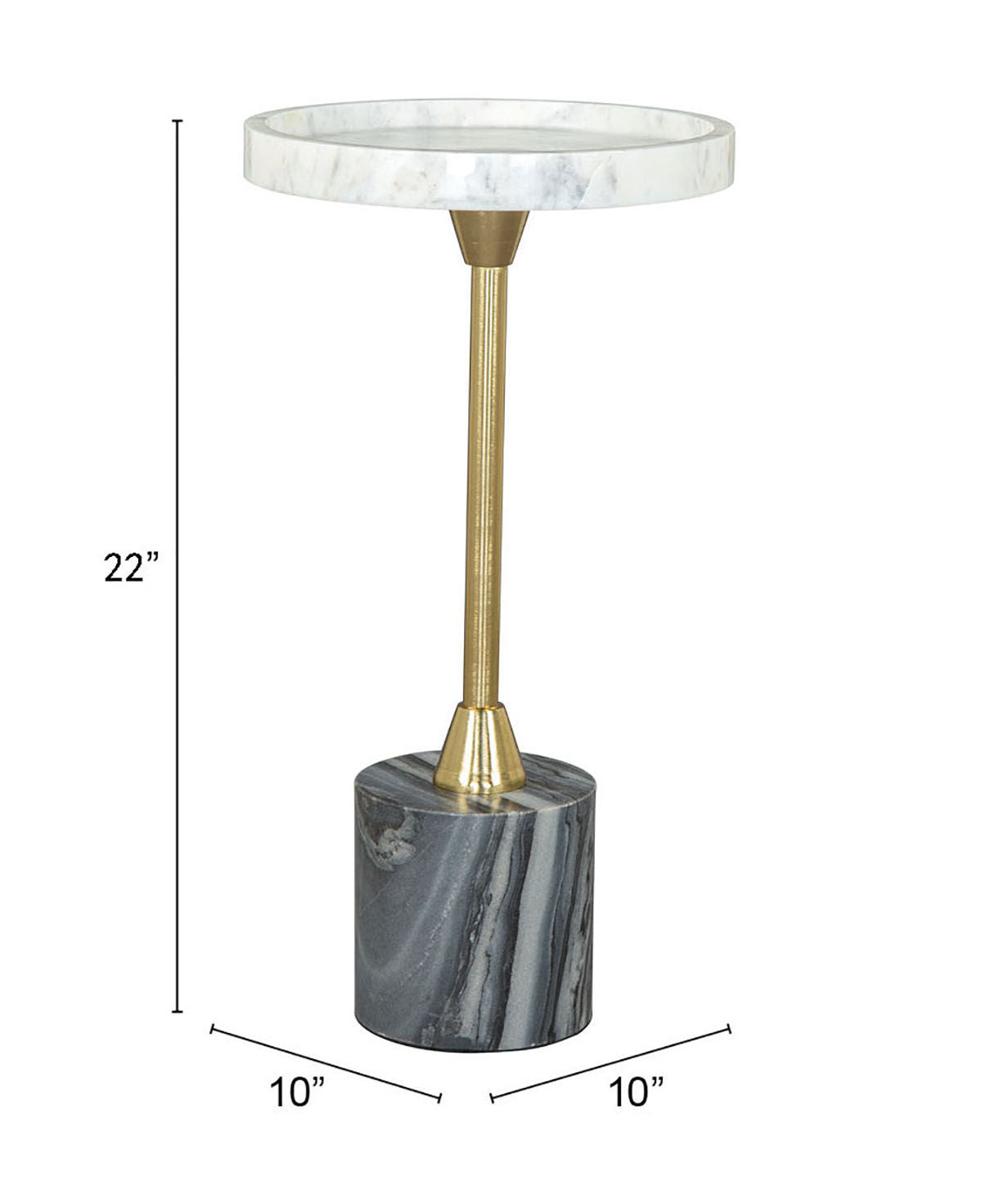 Zuo Modern Johan Side Table