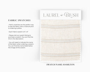 Laurel and Blush Hamilton Throw Pillow - view 2