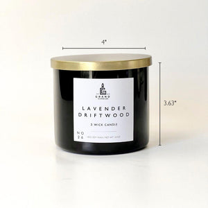 Lavender Driftwood Candle