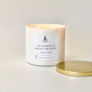 Lavender Driftwood Candle