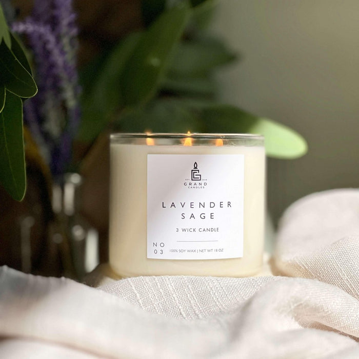 Grand Candles LLC Lavender Sage Candle