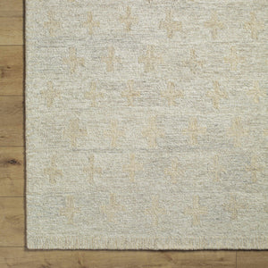 Lotta Peach Modern Wool Area Rug