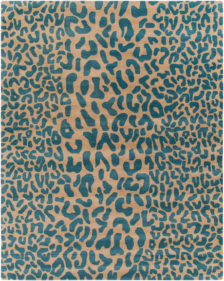 Lockbourne Leopard Print Area Rug