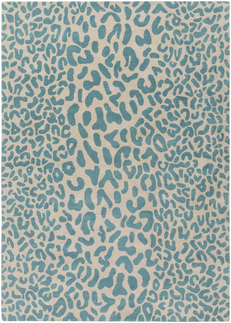 Lockbourne Leopard Print Area Rug