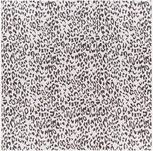 Alderbury White Leopard Print Rug