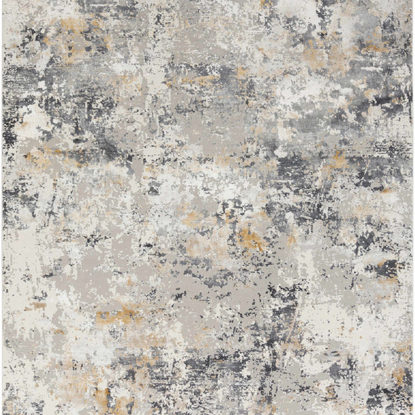 Lenzburg Faux Silk Abstract Rug