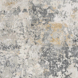 Lenzburg Faux Silk Abstract Rug