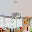 LIGHTING COMMUNE Geometric Crystal Pendant Chandelier with K9 Crystal - view 2