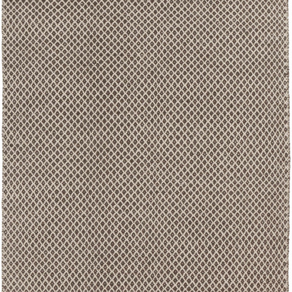 Lingo Brown Trellis Flatweave Rug - Clearance