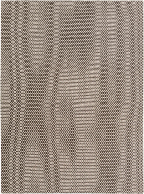 Lingo Brown Trellis Flatweave Rug - Clearance