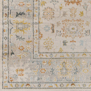 Lilliput Beige Floral Area Rug - Clearance