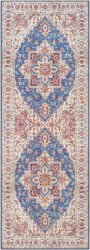 Kapaa Blue Medallion Rug - Clearance