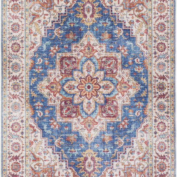 Kapaa Blue Medallion Rug - Clearance