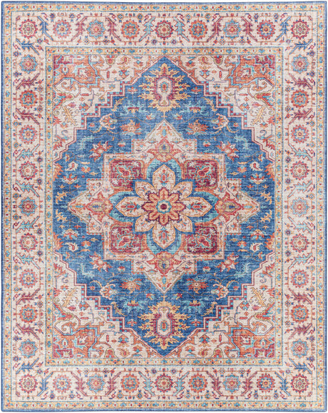 Kapaa Blue Medallion Rug - Clearance