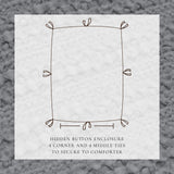 100% Cotton Waffle Weave Duvet Set - Mattea Collection