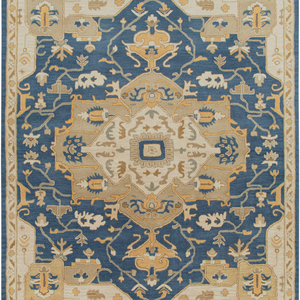 Broomfield 1145 Hand Tufted Blue Wool Rug