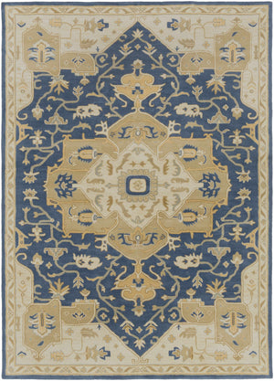 Broomfield 1145 Hand Tufted Blue Wool Rug