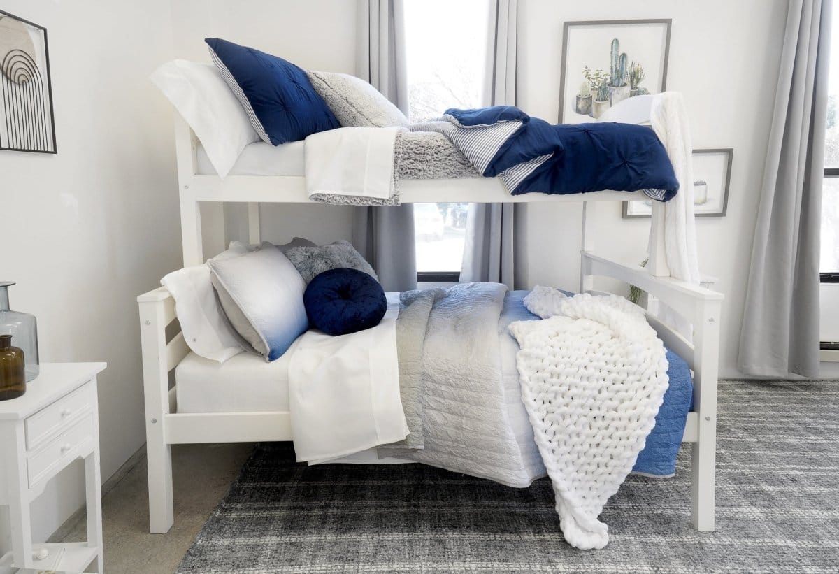 LushDecor Crinkle Ombre Oversized Quilt 3 Piece Set - view 8