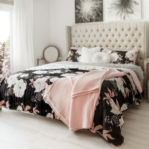 LushDecor Zinnia Floral 3 Piece Quilt Set - view 7