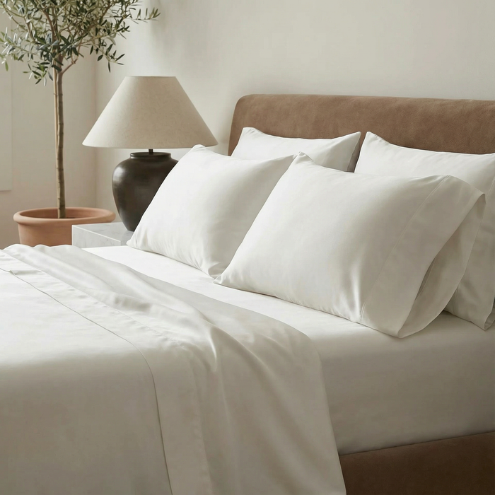 ettitude Luxe Bamboo Sheet Set in Cloud