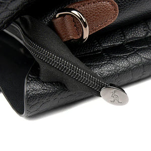 Amara Genuine Leather Handbag for Women 3 Compartment Shoulder Bag
