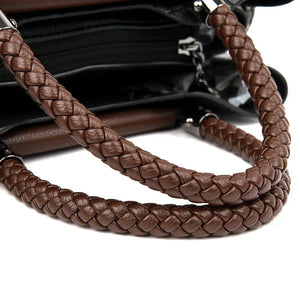 Amara Genuine Leather Handbag for Women 3 Compartment Shoulder Bag