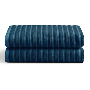 Luxury Towel Set from Cosy House Collection - Navy Blue
