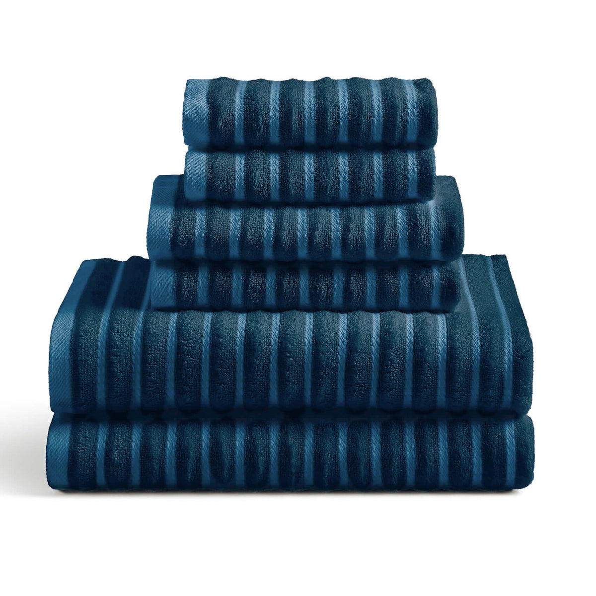 Luxury Towel Set from Cosy House Collection - Navy Blue