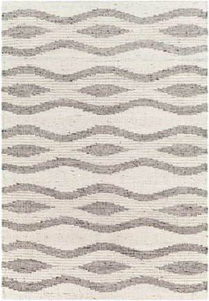 Lavalwaves Hand Woven Flatweave Wool Carpet - Clearance
