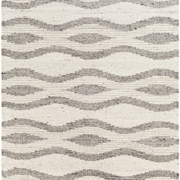 Lavalwaves Hand Woven Flatweave Wool Carpet - Clearance