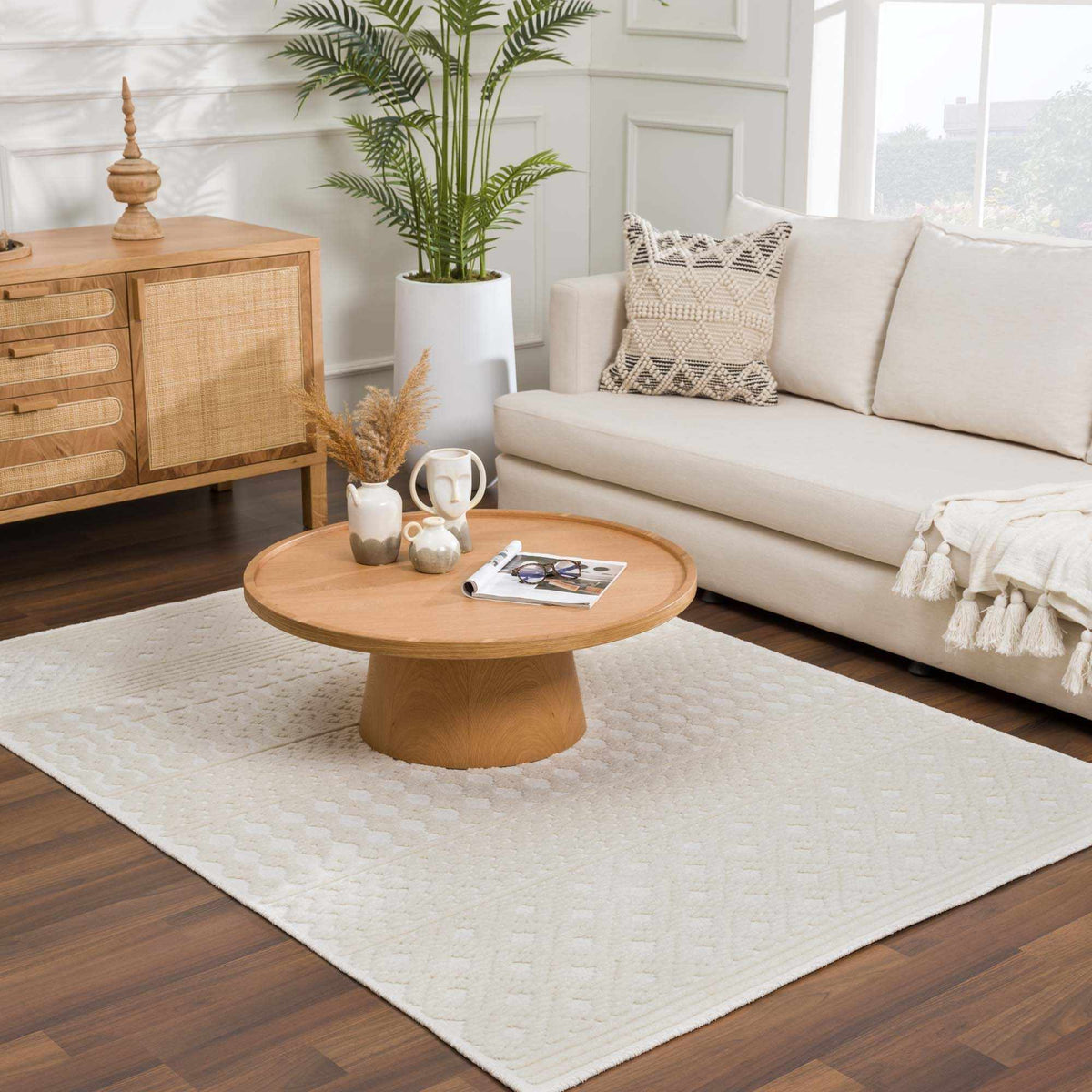 Boutique Rugs Drago White Washable Area Rug - view 22