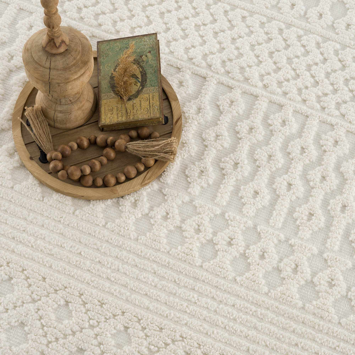 Boutique Rugs Drago White Washable Area Rug - view 16