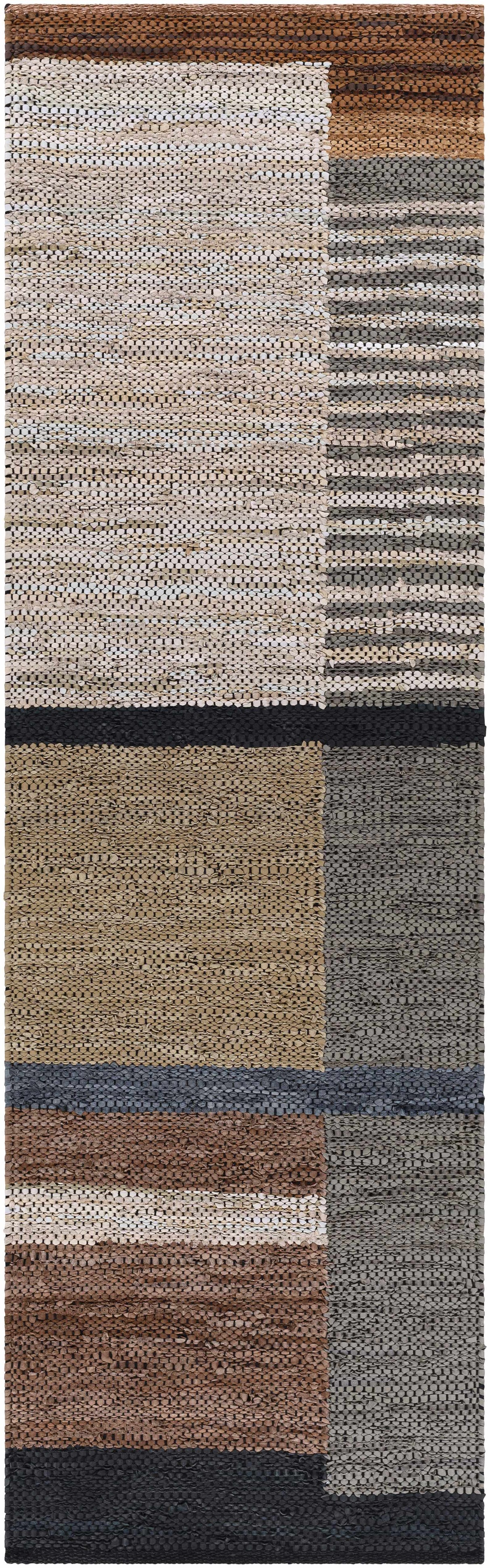 Lyndoch Leather Patchwork Rug