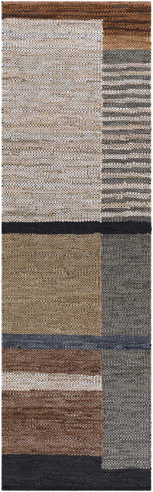 Lyndoch Leather Patchwork Rug