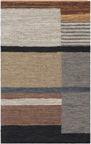 Lyndoch Leather Patchwork Rug