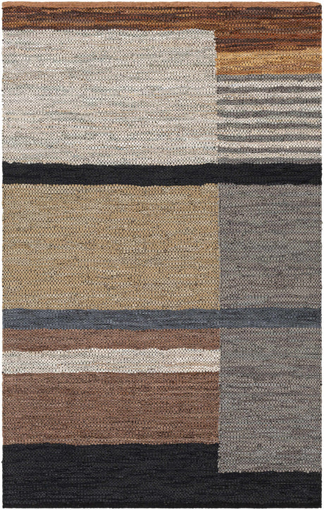 Lyndoch Leather Patchwork Rug