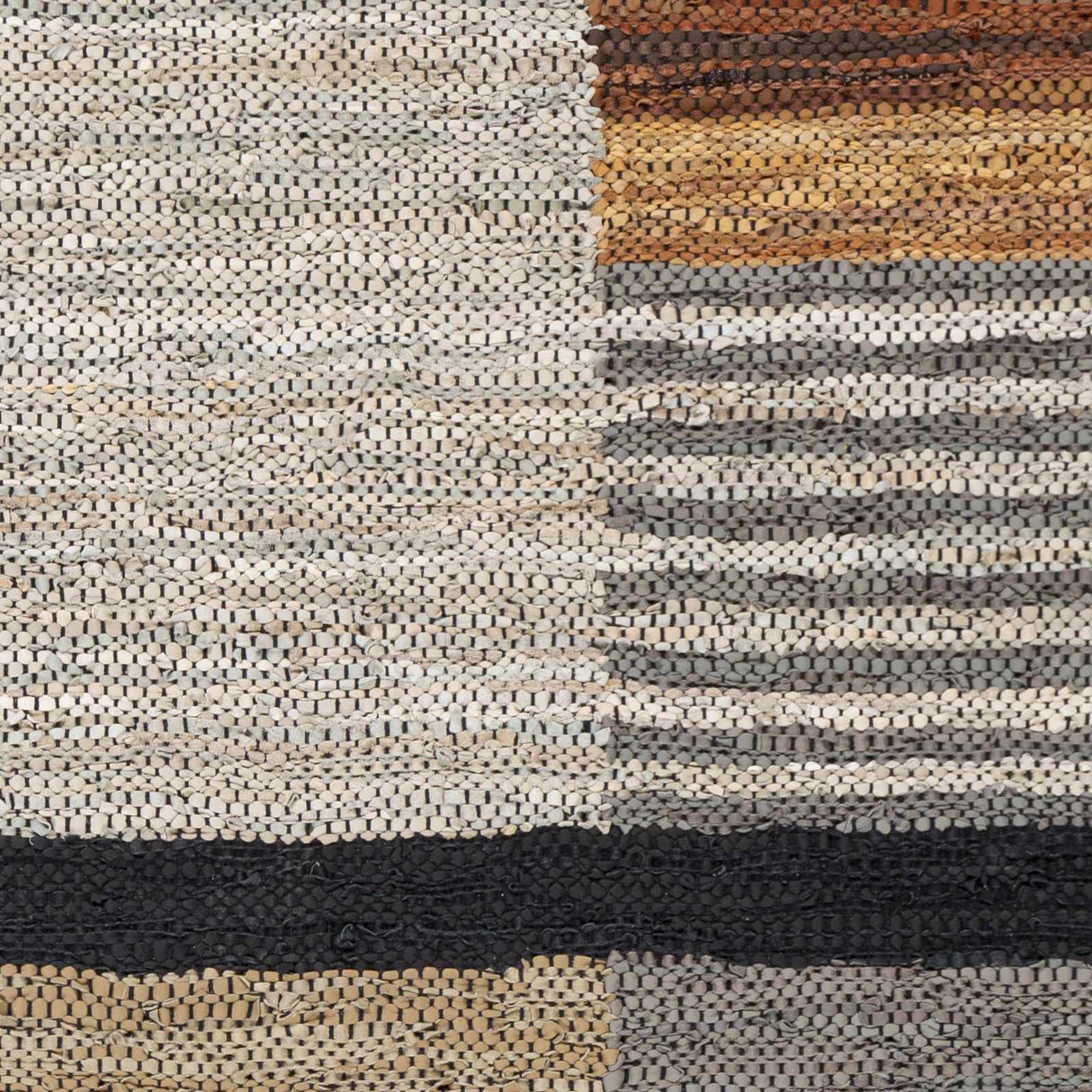 Lyndoch Leather Patchwork Rug