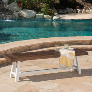 Outdoor Acacia Wood Bench