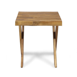 Outdoor Acacia Wood Side Table