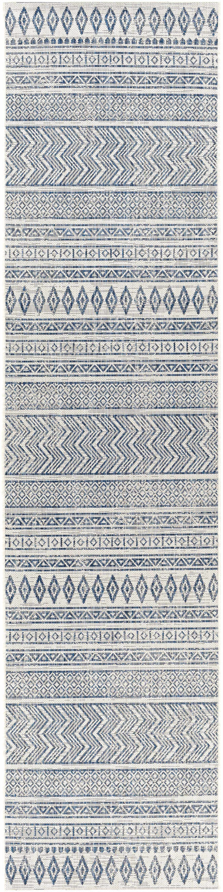 Madras Light Blue Green All Over Performance Area Rug