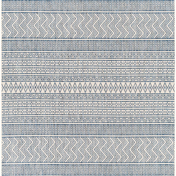 Madras Light Blue Green All Over Performance Area Rug