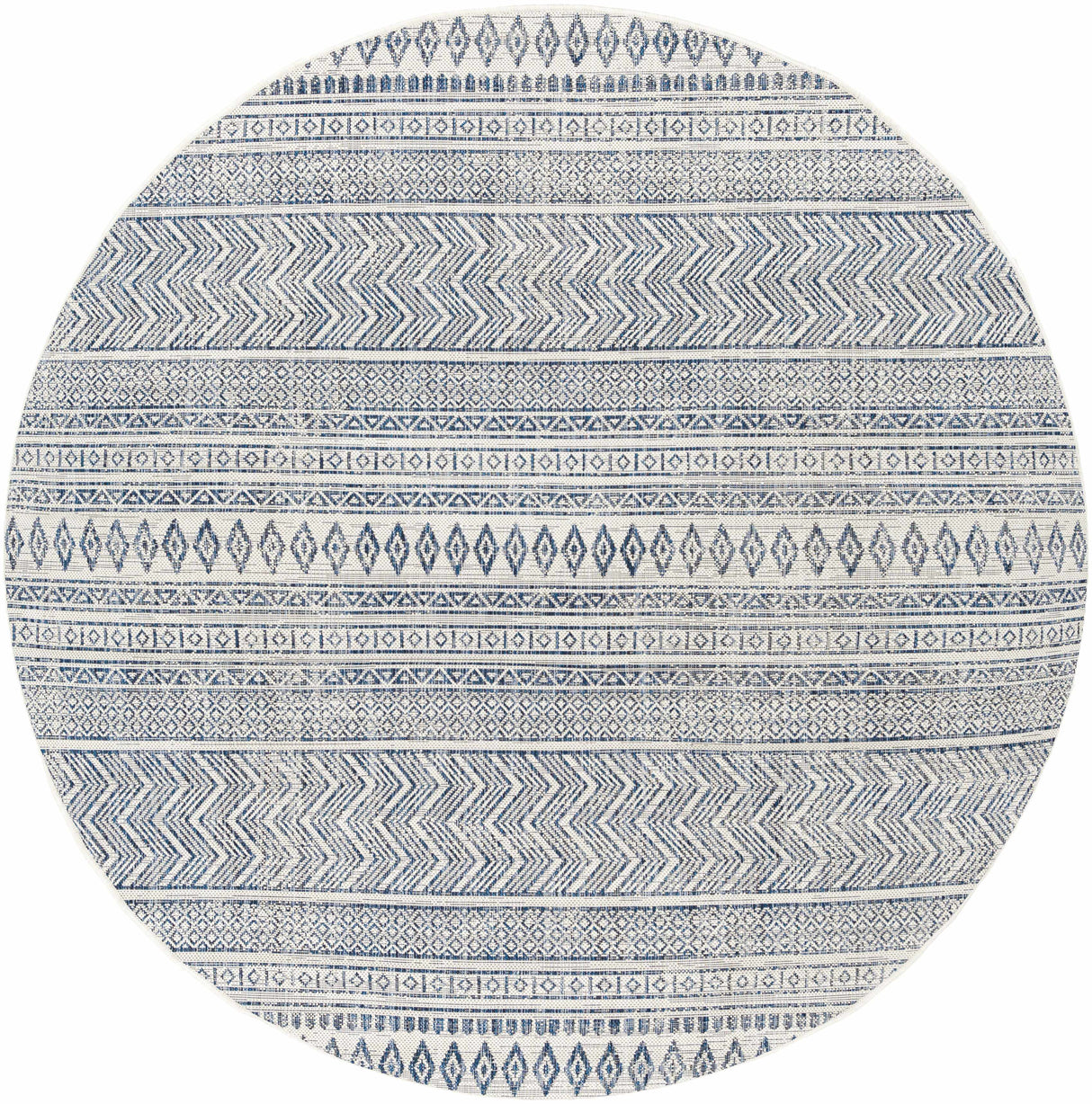 Madras Light Blue Green All Over Performance Area Rug