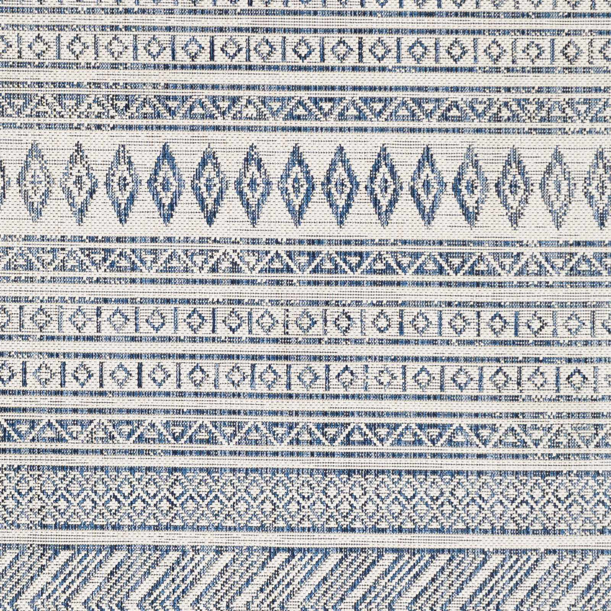 Madras Light Blue Green All Over Performance Area Rug