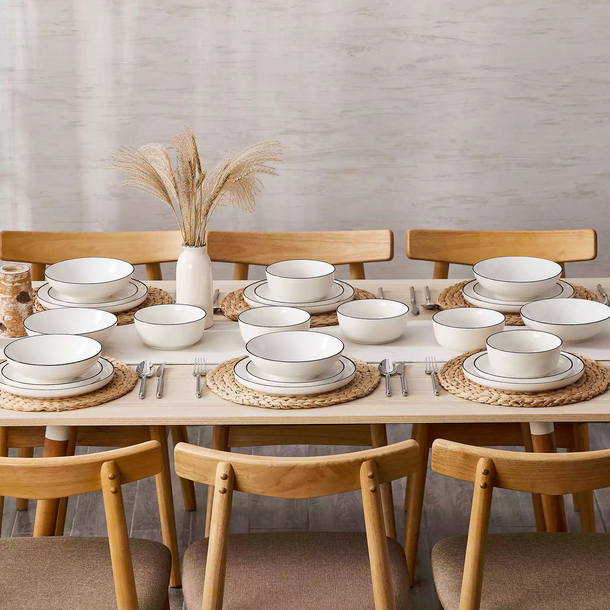 MALACASA Mina 24 Piece Dinnerware Set - view 16