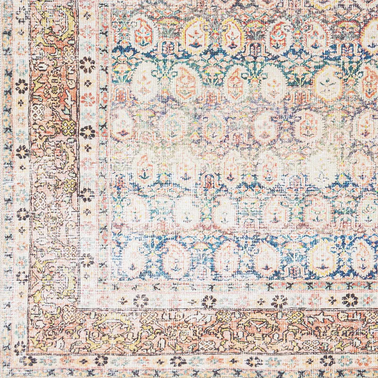 Maligaya Distressed Washable Rug - Clearance