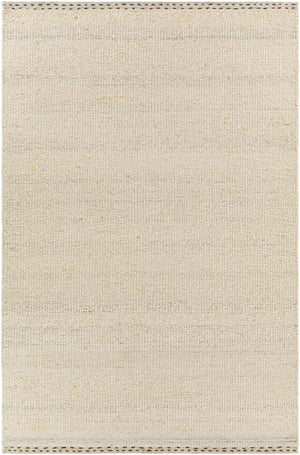 Yaniklar Cream Flat Woven Wool Rug