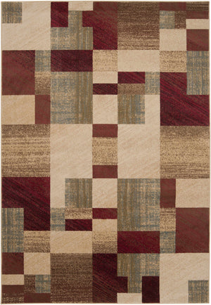 Maumee Brown Mosaic Performance Rug - Clearance