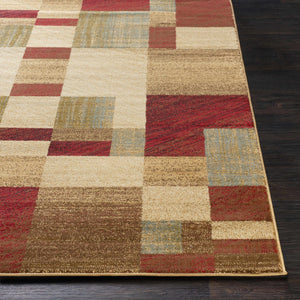 Maumee Brown Mosaic Performance Rug - Clearance