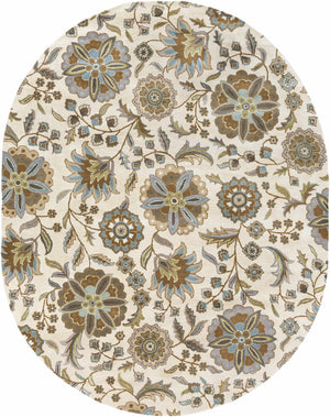 Mack Floral Wool Area Carpet